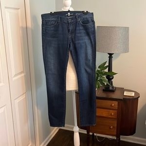 seven for all mankind jeans size 29.  Excellent condition dark wash